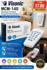 Visonic MCM-140 Wireless Portable Keypad Commander Alarm Remote Keypad(433)