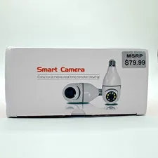 WiFi Smart Camera Bullet 360 Degree Horizontal 90 degree Vertical Outdoor White