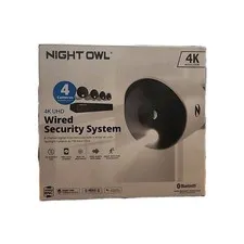 Night Owl UHD 1TB HDD 8 Channel 4K Bluetooth Camera System White WM-BTD881-4LSA