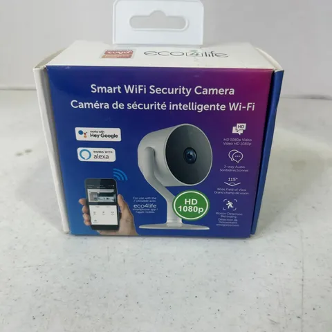 eco4life Smart WiFi Security Camera HD 1080p Alexa Google SC-RIPC-8C White