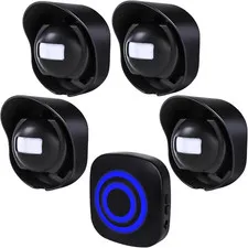 Driveway Alarm-328Ft Long Range Wireless Driveway Alarm Weatherproof Outdoor Mot