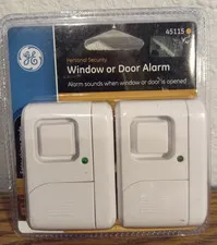 GE 45115 2pk Wireless Window Or Door Alarm New