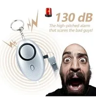 SOS Personal Anti-Aggression Alarm 130 Db Sound Personal Defense Anti-Harassment