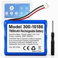Battery for ADT Command Panel ADT5AIO-1 ADT5AIO-2 ADT5AIO-3 ADT7AIO-1, Honeyw...