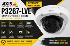 AXIS P3267-LVE 5MP Outdoor Network Dome Camera – Open Box / New Unused