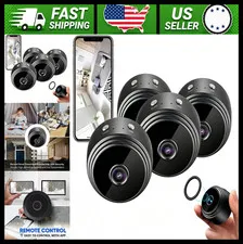 4 Pack WiFi Hidden Cameras 1080p Night Vision for Home & Pet Monitoring