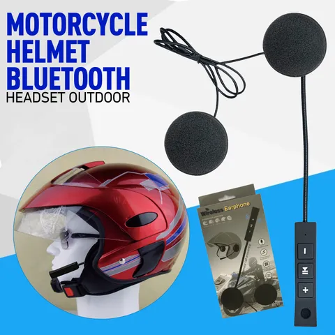Hi-Fi Bluetooth5.3 Motorbike Helmet Headset Motorcycle Call Music Headphone NE88