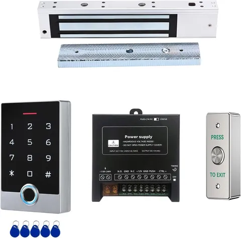 Door Access Control System Kit with App Control Magnetic Door Lock Kit 660lbs