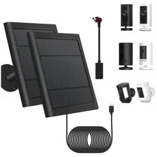Ring Solar Panel 2-Pack for Spotlight Cam - 10FT Cable