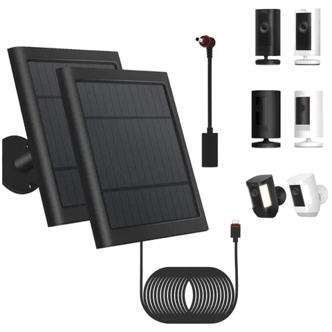 Ring Solar Panel 2-Pack for Spotlight Cam - 10FT Cable