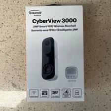 Gyration by Adesso 3MP Smart WiFi Wireless Doorbell Cyberview 3000