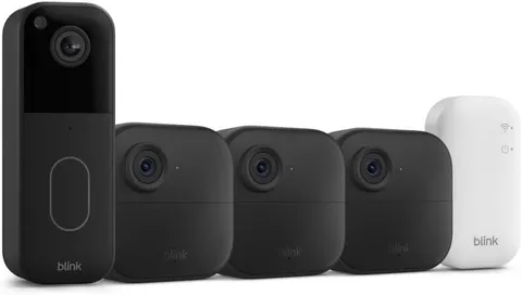 Blink Outdoor4 Wireless Camera Security & Blink Video Doorbell Bundle New Sealed