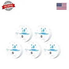 5 Pack Water Leak Detectors for Home | Water Sensor Alarm Leak Detector, 100d...