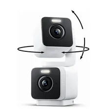 Wyze Duo Cam Pan Indoor/Outdoor Smart Security Camera 2K IP65 360° Pan/Tilt with