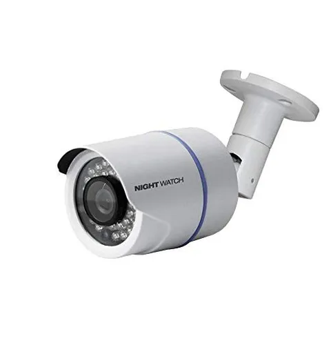 1 Pack Analog HD 1080p Wired Bullet Camera (White, Camera Only, Compatible with