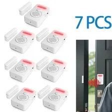 Refrigerator Alarm Alert Magnetic Sensor Wireless Door Window Voice Reminder × 7