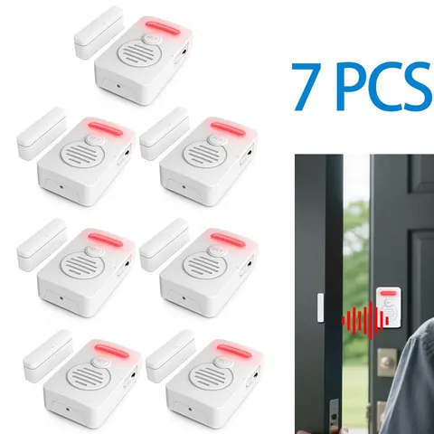 Refrigerator Alarm Alert Magnetic Sensor Wireless Door Window Voice Reminder × 7