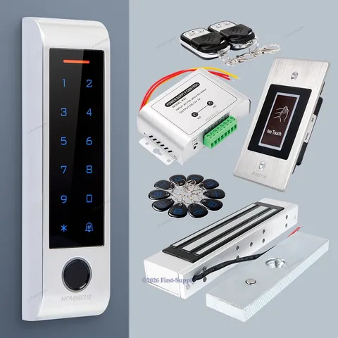 HOMSECUR IP66 APP WIFI RFID Access Control Set Waterproof 180KG Magnetic Lock