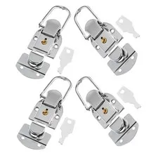 4 Pcs Luggage Latch Lock Suitcase Clasp Small Metal Latches Hardware