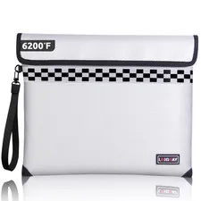 Lojgoay Upgraded Fireproof Document Bag - 6200F Heat Insulated Fireproof Money