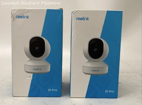 Lot of 2 Reolink E1 Pro Indoor Security Cameras - New