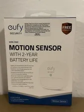 Eufy Security Wire-Free Motion Sensor Add On, White New Sealed Box.