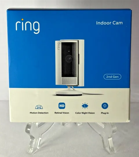 Ring Indoor Cam 2nd Gen (B0B6GLQJMV) Wi-Fi 1080p FHD Indoor Camera - White