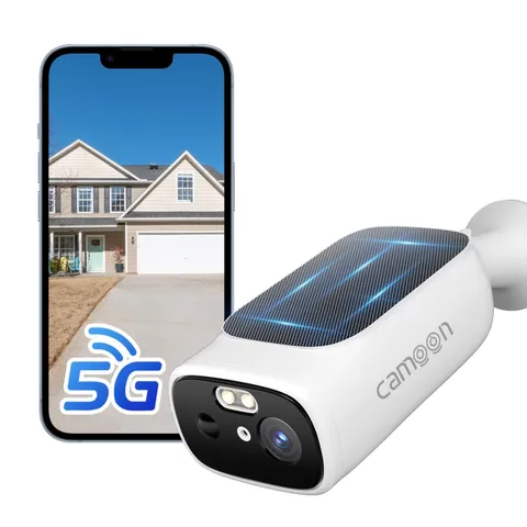 Solar Camera Security Outdoor 100% Wire-Free Security Cameras Wireless Outdoor