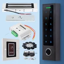 HOMSECUR Weatherproof IP66 APP WIFI Fingerprint PIN Access Control Touch Keypad