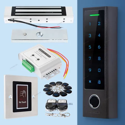 HOMSECUR Weatherproof IP66 APP WIFI Fingerprint PIN Access Control Touch Keypad