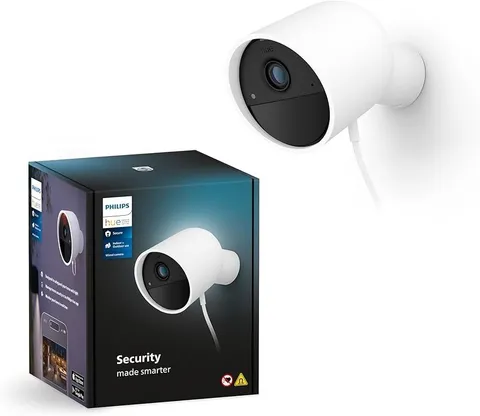 Philips Hue Secure Indoor/Outdoor Surveillance Camera - White