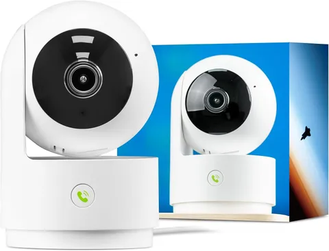 Vicohome 2K Indoor Security Wired Camera, Plug-In, AI Tracking, 24/7 Recording,