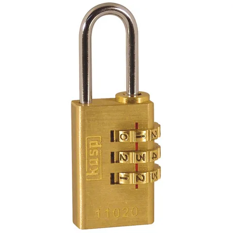 Kasp K11020D Brass Combined Lock - 20mm