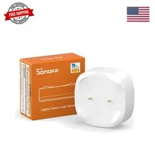 SNZB-05P Zigbee Water Leak Sensor for Alarm System and Smart Home Automation,...