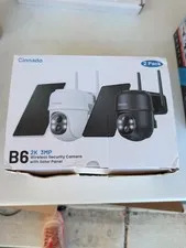 Cinnado Wireless Security Camera With Solar Panel