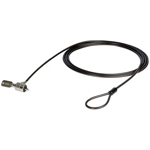 Lindy 21150 Laptop Security Key Lock Silver Metal 2M Cable Length
