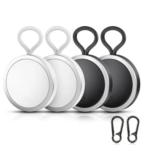 4-Pack Air Tracker Tags Compatible with Apple Find My (iOS Only) Bluetooth Tr...