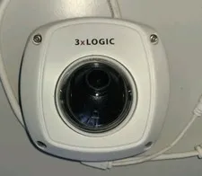 3xLOGIC VSX-2MP-D2-RF 2MP IP Indoor Dome Camera With Pendant Mount Bracket Base
