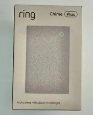 Ring Chime Plus Clear Audio Alert System White NEW FAST FREE SHIPPING!!!