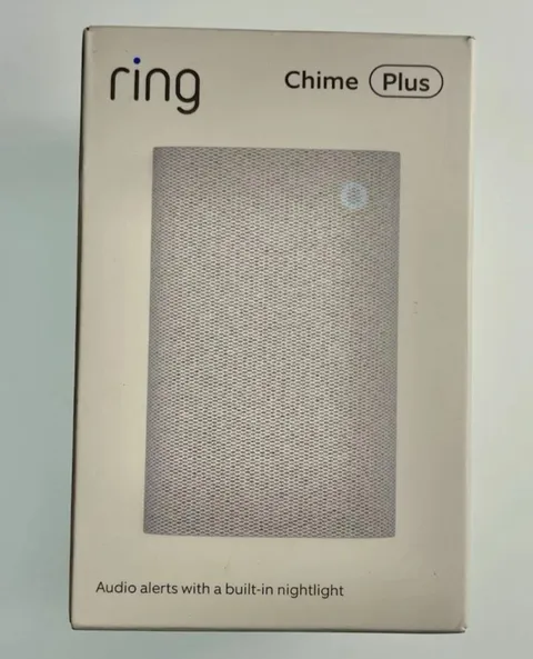 Ring Chime Plus Clear Audio Alert System White NEW FAST FREE SHIPPING!!!