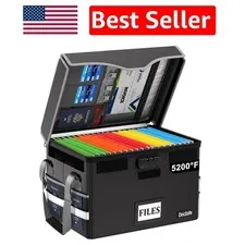 5200°F Fireproof & Heat Insulated File Organizer - Collapsible Storage Solution