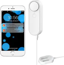 Multifunctional Wifi Water Leak Detector, 6.5Ft Split Drip/Leak Detection Cable,