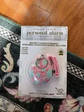 Simply Southern Personal Alarm 140dB LED Flashlight Pink Blue White