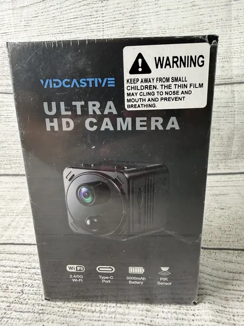4K Mini Dual-Band 2.4/5GHz WiFi Indoor with AI Human Detection Night Vision