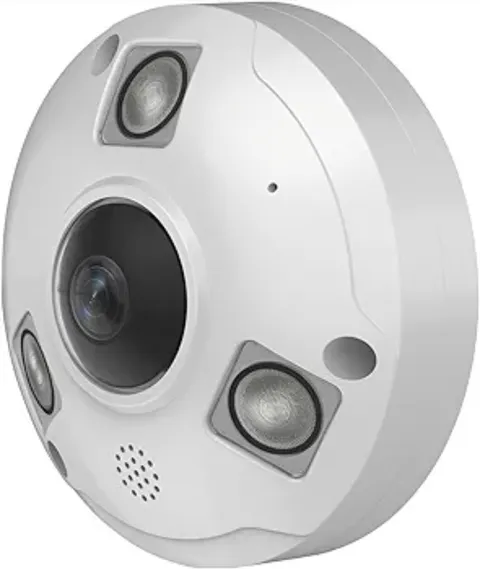 Vonnision 5MP POE IP Fisheye Camera, 1.44mm Lens 360° Viewing Angle