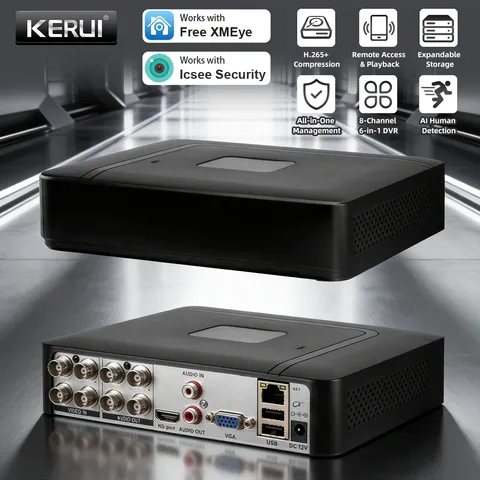 H.265+ Security DVR 8CH Channel 1080p Recorder for CCTV Surveillance Camera