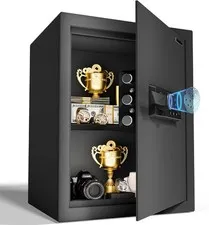 2.0 Cub Biometric Safe Box with Fireproof Bag Quick-Access Fingerprint with