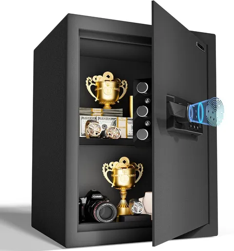 2.0 Cub Biometric Safe Box with Fireproof Bag Quick-Access Fingerprint with