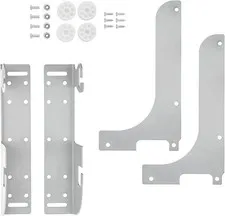 5WB-DMKIT Metal Door Shelf Mount Silver Kit for 5wb1 5wb2 5cw2 Organizer Bask...