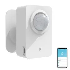 Smart Wi-Fi Motion Sensor 128° Angle 10m Detection - App Alerts for Home
